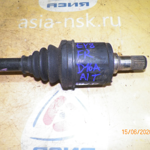 Привод Honda EY8 Partner D16A перед, прав 4WD a/t ABS. Короткий. 44305-S08-N50