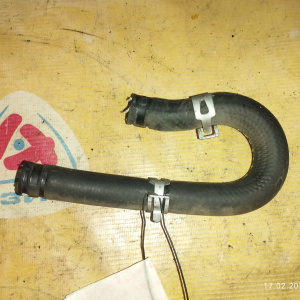 Патрубок радиатора печки Honda 19508-P3F-000 Stepwgn RF1/RF2/RH1 B20B НИЗ, с корпуса термостата на гбц  145 мм.