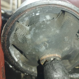 Подушка двигателя Toyota 4A/5A/5E Corolla AE100/AE110 Rear ТРЕЩИНЫ оригинал R 12371-64210/3160H