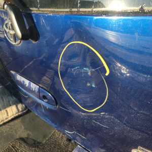 Дверь задняя TOYOTA Corolla Spacio AE110 Дефект