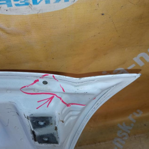 Капот Kia Bongo 3 PU/HD '2004- с эмблемой (дефект справа сверху замят, тычки)