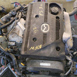 Двигатель Mazda FS-ZE-755077 БЕЗ ГЕНЕРАТОРА 97Т.КМ Familia BJFW-108001