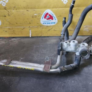 Тройник печки Toyota 16268-74152/16268-74153 + 16261-74010 Caldina ST190 3S-FE/4S-FE ТРАМБЛЁРНЫЙ трубки от помпы + патрубок на тройник гбц + тройник с