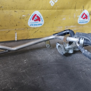 Тройник печки Toyota 16268-74152/16268-74153 + 16261-74010 Caldina ST190 3S-FE/4S-FE ТРАМБЛЁРНЫЙ трубки от помпы + патрубок на тройник гбц + тройник с