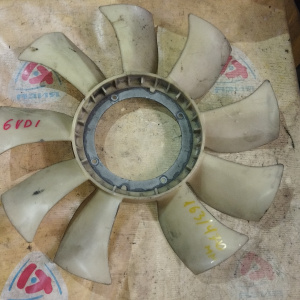 Крыльчатка Isuzu 6VD1 Wizard UES25W диаметр по центрам болтов 163 мм. длина 470 мм. 470-11-1