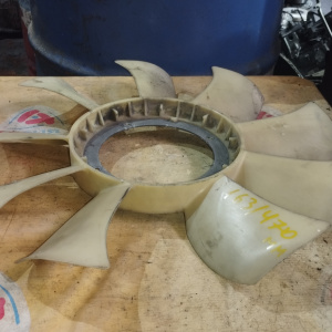 Крыльчатка Isuzu 6VD1 Wizard UES25W диаметр по центрам болтов 163 мм. длина 470 мм. 470-11-1