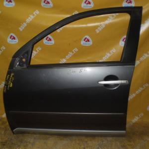 Дверь боковая MITSUBISHI Outlander CW5W '2006 перед, лев с накладкой+молдинг(цена за голое железо)