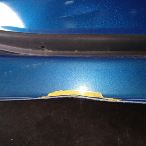Дверь боковая Chevrolet Aveo T300 '2011-2016 зад, лев Хэтчбек, в сборе (замято снизу)