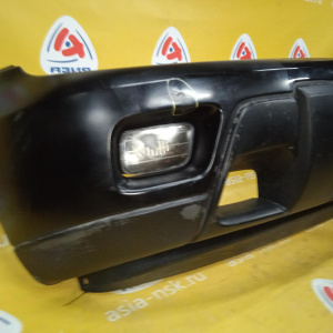 Бампер Chevrolet TrailBlazer GMT360/GMT370/KC перед Чёрный (трещина, дефект туманок)