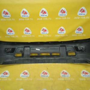 Бампер Chevrolet TrailBlazer GMT360/GMT370/KC перед Чёрный (трещина, дефект туманок)