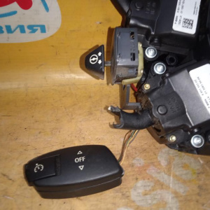 Блок подрулевых переключателей BMW 5-Series E60 '2005- в сборе (3 рычага, сломан круиз) 6951349, 6924106 61319115165