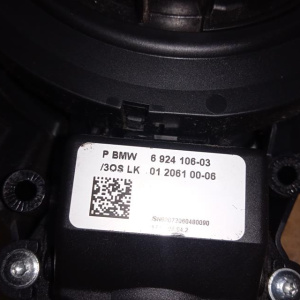 Блок подрулевых переключателей BMW 5-Series E60 '2005- в сборе (3 рычага, сломан круиз) 6951349, 6924106 61319115165