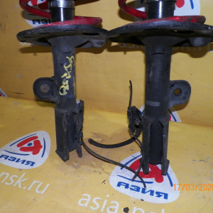 Стойка TOYOTA ACR50 Estima F FR+FL. Пружина тюнинг красные NF210( 0606 ACR50WNF )