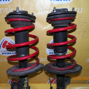 Стойка TOYOTA ACR50 Estima F FR+FL. Пружина тюнинг красные NF210( 0606 ACR50WNF )