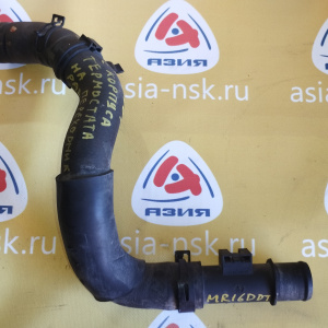 Патрубок  радиатора Nissan 215031KC0B + 21537JD00A Juke NF15 MR16-DDT R н F низ. с корпуса термостата на переходник + переходник