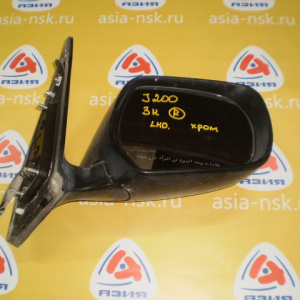 Зеркало TOYOTA Land Cruiser UZJ200 3k LHD  Хром R