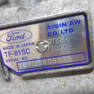 АКПП Ford Mondeo 4 SEBA 2.3L 6AT TF-81SC 7G917000BA CA2/BA7 '2007