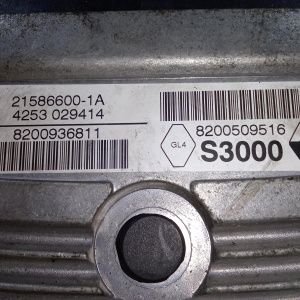Блок управления двс Renault Kangoo KW K4M831 1.6 4AT 8200936811