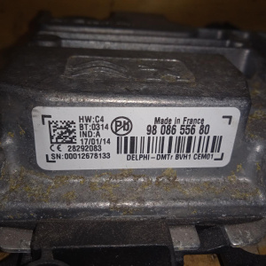 Блок управления двс Citroen C3 A51/SC EB2F/HMZ/HM01 '2014 1.2 VTi 82 с клеммой 9808655680