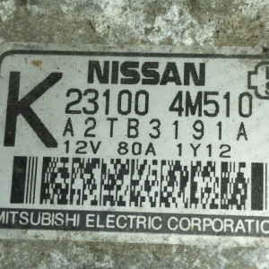Генератор NISSAN QG15/QG16/QG18 2 конт. 6 ручейков ПРОБЕГ 10-14 т.км. 23100-4M510 / 23100-8N210 / 23100-BU010 / 23100-BU015 / GR231-8N210