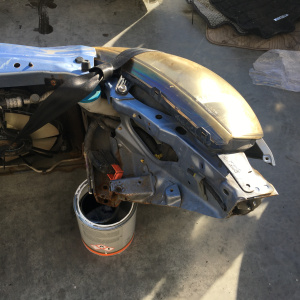 Ноускат Honda Fit GD1 '2001-2005 a/t ф.P1680 (чёрн)