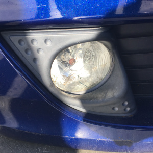 Ноускат Honda Accord CW2 '2008-2011 a/t (брак правой туманки) ф.P7566(Xenon) т.P3879