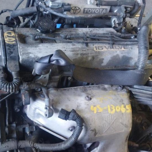 Двигатель Toyota 4S-FE-1306595 2WD ТРАМБЛЕРНЫЙ (БЕЗ ГЕНЕРАТОРА ГУР И ЗАСЛОНКИ) Camry/Vista/Corona ST190 SV40