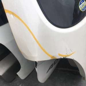 Дверь задняя HONDA Odyssey RA6 (спойлер) с зеркалом (дефект) (в сборе)