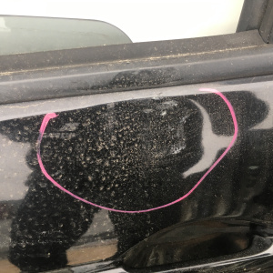 Дверь боковая Mitsubishi ASX/RVR GA3W '02.2010-01.2017 зад, лев Дефект (цена указана за голое железо)