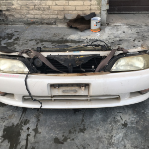 Ноускат Toyota Mark II GX90 '1992-1993 a/t дефект крепления L фары с.22-222, ф.22-218