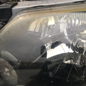 Ноускат Mitsubishi Airtrek CU4W 4G63 '2003-2005 a/t +туманки (дефект фар) ф.P3278