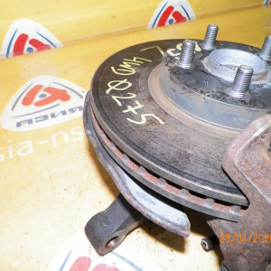 Ступица Toyota ZZE138/ZZE134 Voltz/Matrix перед, лев 4WD ABS. В сборе. Диаметр диска-275мм. 5шпилек. 43212-12390. 43512-02130