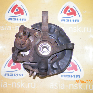 Ступица Toyota ZZE138/ZZE134 Voltz/Matrix перед, прав 4WD ABS. В сборе. Диаметр диска-275мм. 5 шпилек. 43211-12440. 	43512-02130