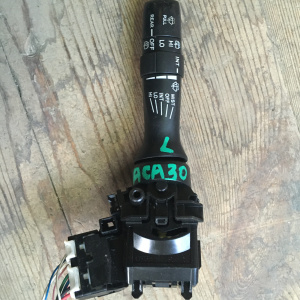 Блок подрулевых переключателей TOYOTA RAV4 ACA30 L RHD (R дворник+регулировка)