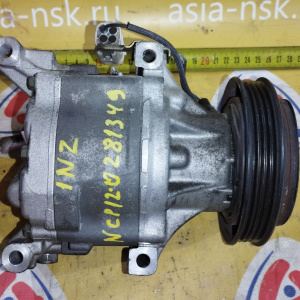 Компрессор кондиционера Toyota 1NZ-FE/2NZ-FE Vitz/Platz NCP12/NZE124 '2001- диаметр шкива 115 мм. 447220-6871 / 88320-52120 / 447180-871A/88320-1A480/