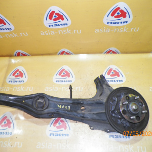Ступица Honda EY6/EY7/EY9/EL1/EL2 Partner/Orthia зад, лев 2WD Без ABS.Голая без барабанна и колодок. С продольным рычагом. Дефект салентблока на рычаге. 42