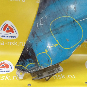 Крыло Hyundai H1/Grand Starex TQ '2007- перед, лев под повторитель (вмятины)