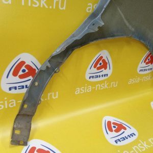 Крыло Hyundai H1/Grand Starex TQ '2007- перед, лев под повторитель (вмятины, залом)