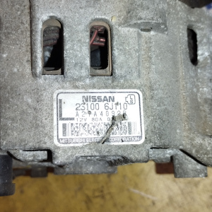 Генератор Nissan SR18/SR20 Avenir W11/P11/U14/N30/N15/R11/B14 12V. 80A. 2 конт. ( L/S ) 23100-6J110/-2J010