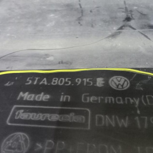 Бампер Volkswagen Touran 5T1 '2019 перед в сборе с креплениями и решётками 5TA807217AL