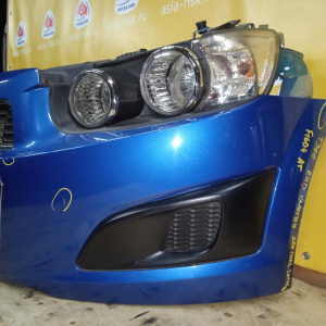 Ноускат Chevrolet Aveo T300 LDE/F16D4 '2011 1.6 AT RHD галоген, балка под радиаторы (дефект окант.тум.) KL1TA48EECB062160