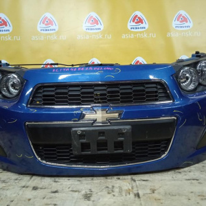 Ноускат Chevrolet Aveo T300 LDE/F16D4 '2011 1.6 AT RHD галоген, балка под радиаторы (дефект планки под фару) KL1TA48EECB062040