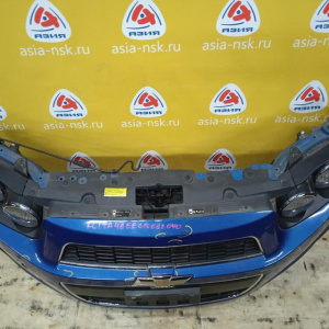 Ноускат Chevrolet Aveo T300 LDE/F16D4 '2011 1.6 AT RHD галоген, балка под радиаторы (дефект планки под фару) KL1TA48EECB062040