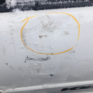 Дверь боковая TOYOTA Voltz ZZE136 зад, лев Дефект (цена за голое железо) 67004-01110