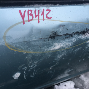 Дверь боковая SUZUKI SX4 YC11S '2008 зад, прав Hatchback дефект (цена за голое железо)