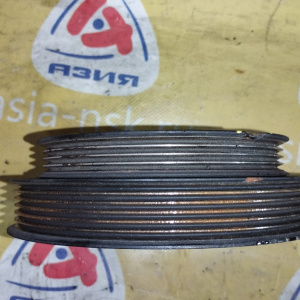 Шкив коленвала NISSAN QG18 ДЕФЕКТ СКОЛЫ 6+4 ручейка