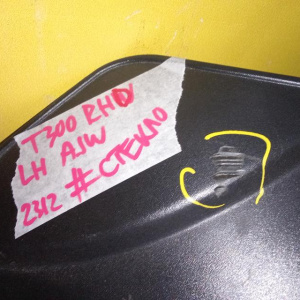 Стоп Chevrolet Aveo T300 '2011-2016 L Хэтчбек, окантовка хром, правый руль-задний ход (пробито стекло) 13161