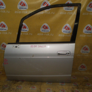 Дверь боковая TOYOTA Corolla Spacio AE11# перед, лев Дефект (цена за голое железо) 67002-13090