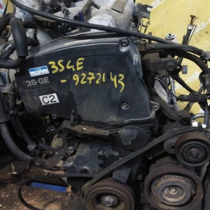 Двигатель Toyota 3S-GE-9272143 4WD без навесного Caldina ST195