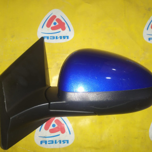 Зеркало Chevrolet Aveo T300 лев 7к синий RHD-правый руль '2011-